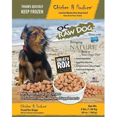OC Raw Meaty Rox - Frozen Raw Dog Food