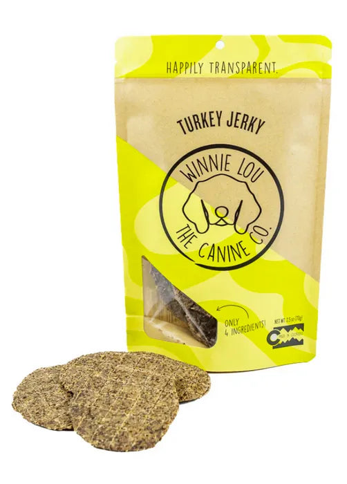 Winnie Lou Turkey Jerky Dog Treats 2.5oz