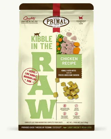 Primal Kibble in the Raw Cat 1.5 lb -  Freeze Dried Raw