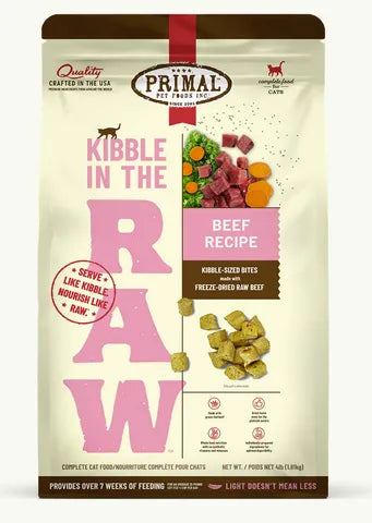 Primal Kibble in the Raw Cat 1.5 lb -  Freeze Dried Raw