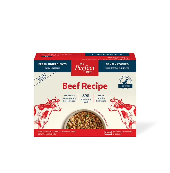 My Perfect Pet - Gently Cooked Frozen Dog Food 4lb Box *New Look