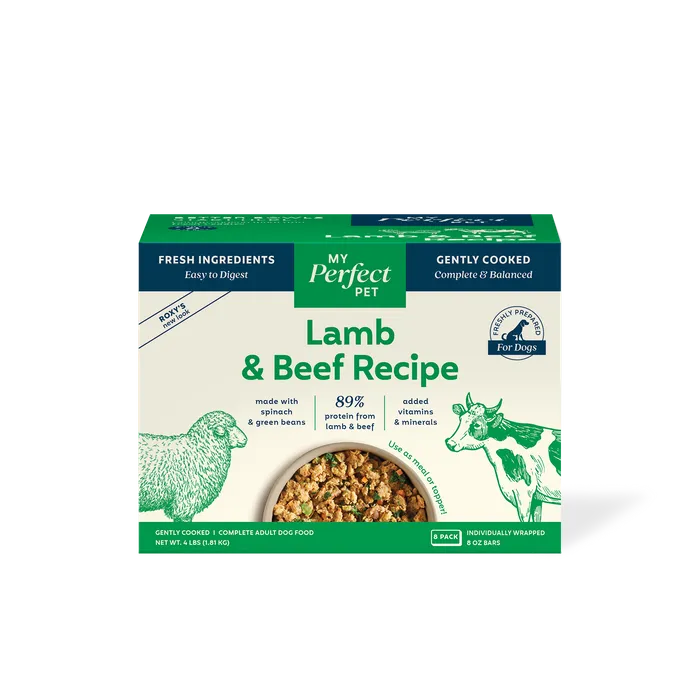 My Perfect Pet - Gently Cooked Frozen Dog Food 4lb Box *New Look