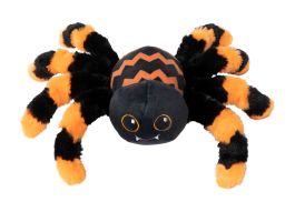 FuzzyYard - Creepers Orange & Black Plush Spider