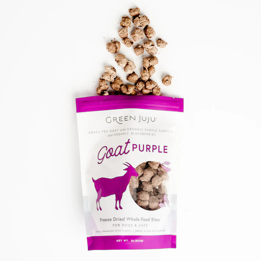 Green Juju Freeze Dried Whole Food Bites - Goat Purple