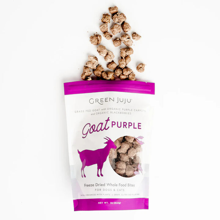 Green Juju Freeze Dried Whole Food Bites - Goat Purple