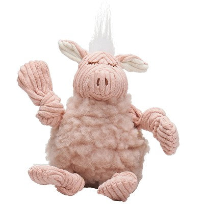 HuggleHounds - HuggleFleece Fluffer Knottie 10" Pig
