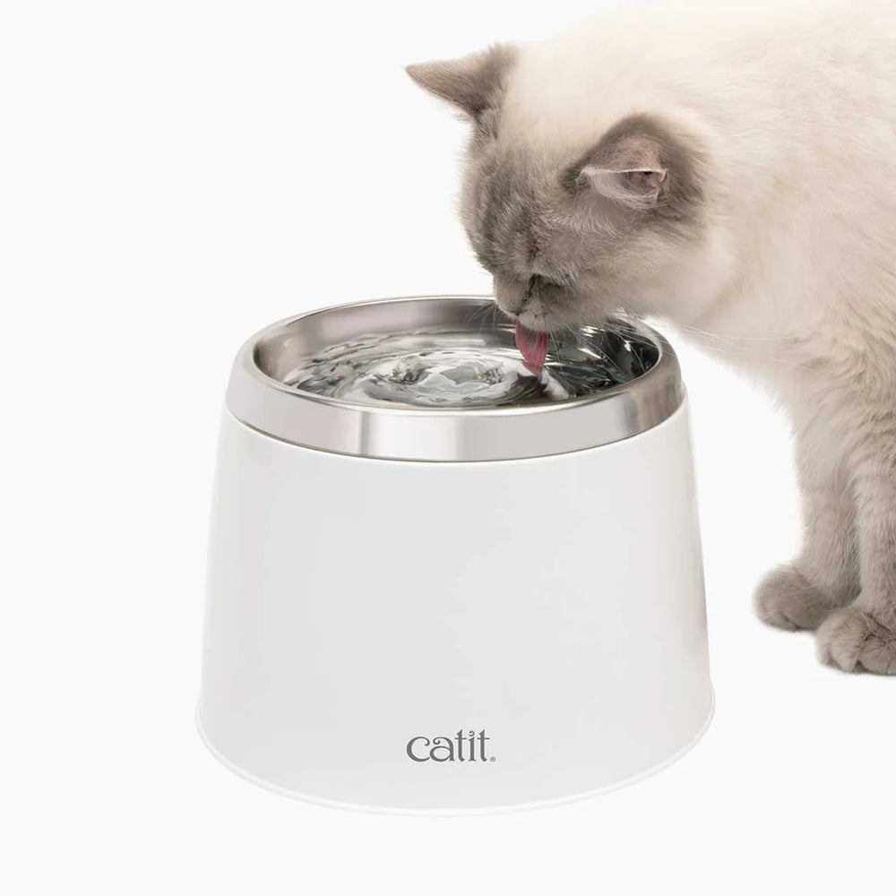 Catit Fresh & Clear Stainless Steel Top Fountain