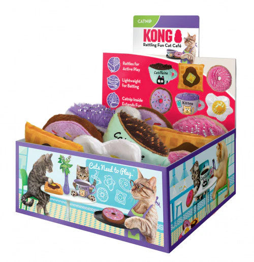 Kong Scrattles Holiday Cafe Cat Toys