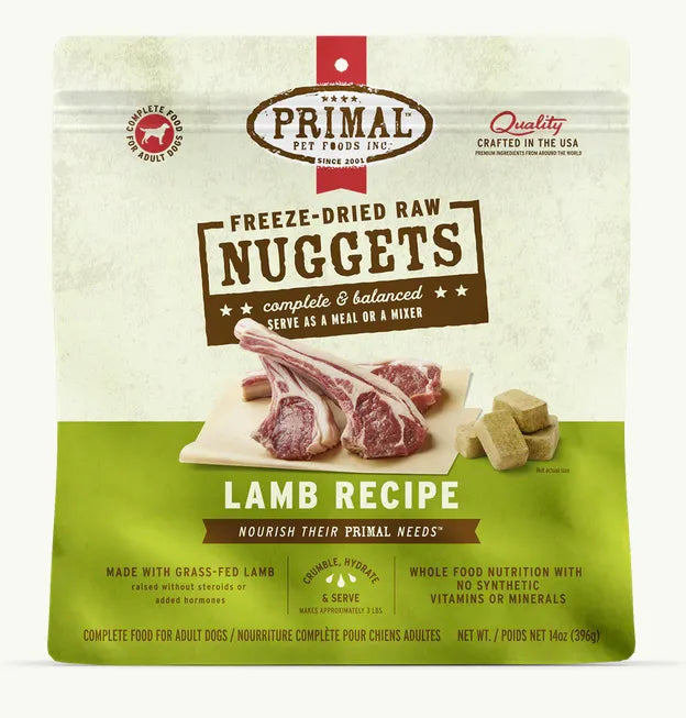 Primal Freeze Dried Nuggets Dog