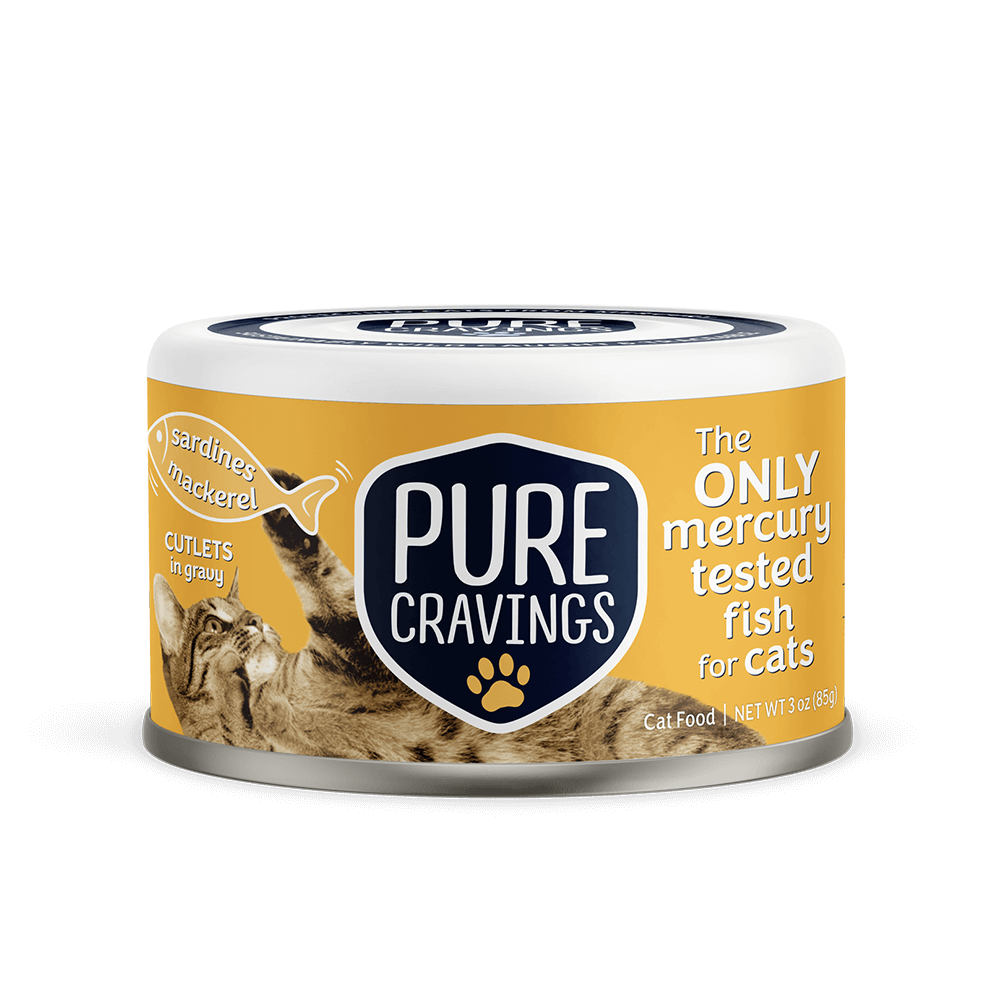Pure Cravings Mercury Tested Wet Cat Food - Cutlets in Gravy 3oz