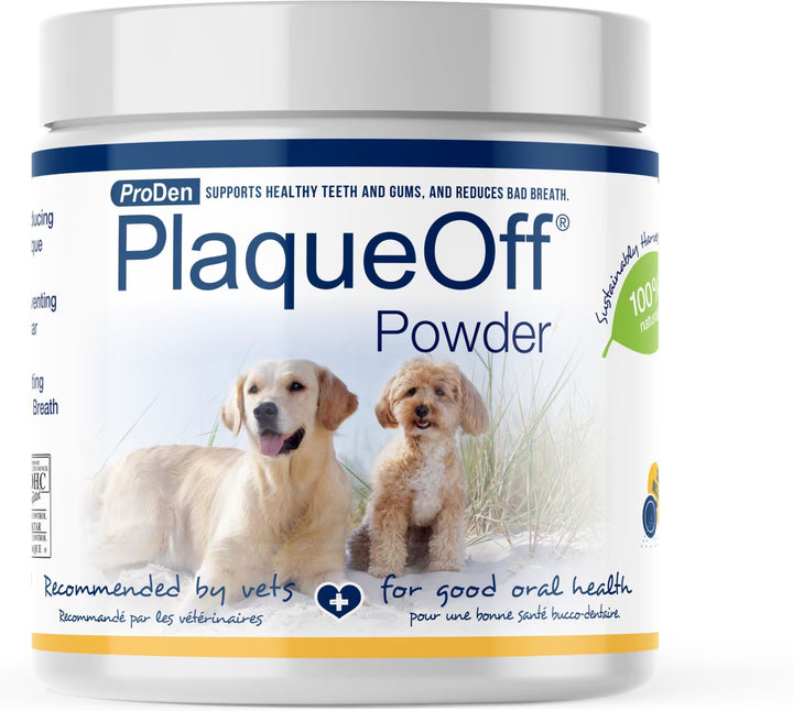 ProDen PlaqueOff Powder for Dogs | Dental Health Supplement 6.4oz