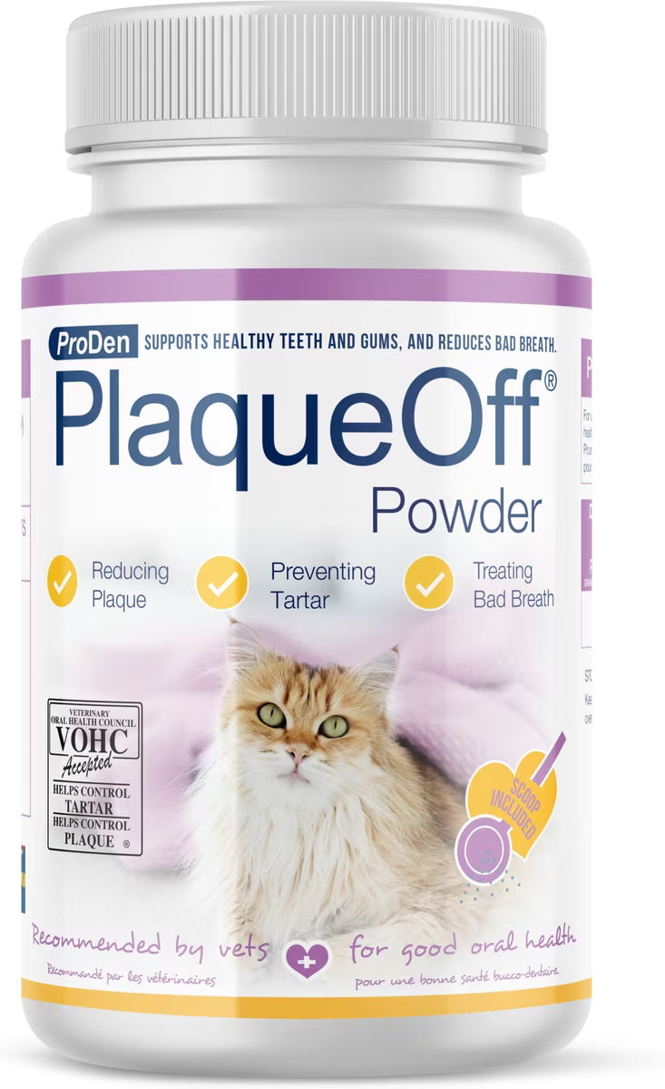 ProDen PlaqueOff Powder for Cats | Dental Health Supplement 1.4oz