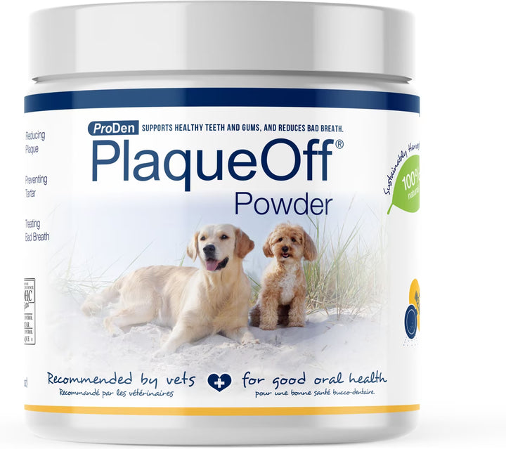 ProDen PlaqueOff Powder for Dogs | Dental Health Supplement 6.4oz