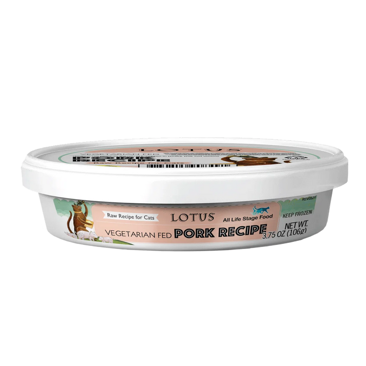 Lotus - PORK Raw Frozen Cat Food 3.75oz