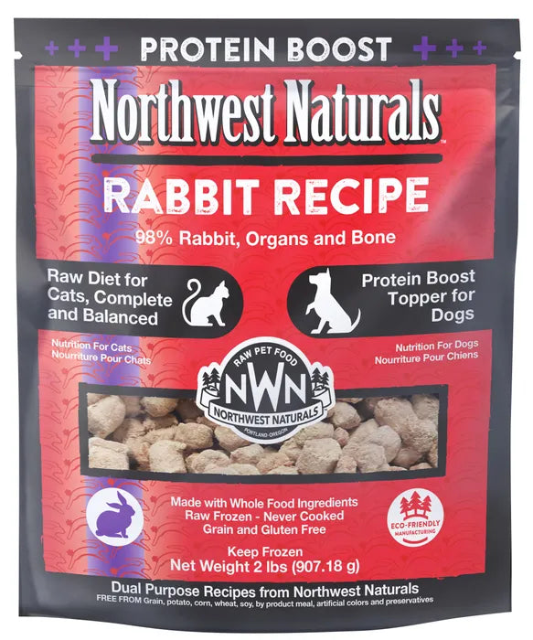 Northwest Naturals Frozen Chicken Nibbles for Cats 2 lb