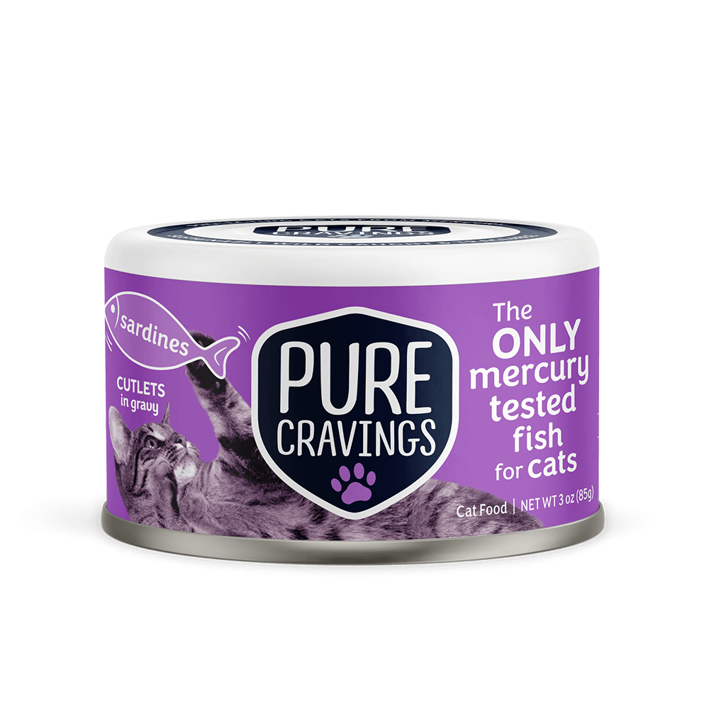 Pure Cravings Mercury Tested Wet Cat Food - Cutlets in Gravy 3oz