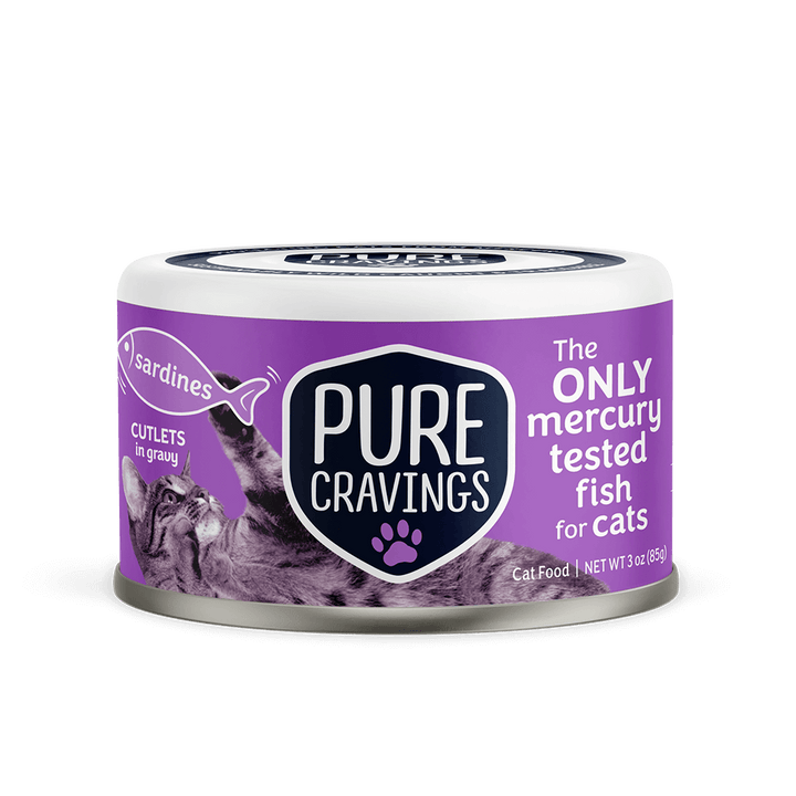 Pure Cravings Mercury Tested Wet Cat Food - Cutlets in Gravy 3oz