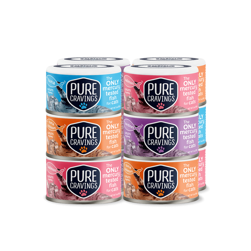 Pure Cravings Mercury Tested Wet Cat Food - Cutlets in Gravy 3oz