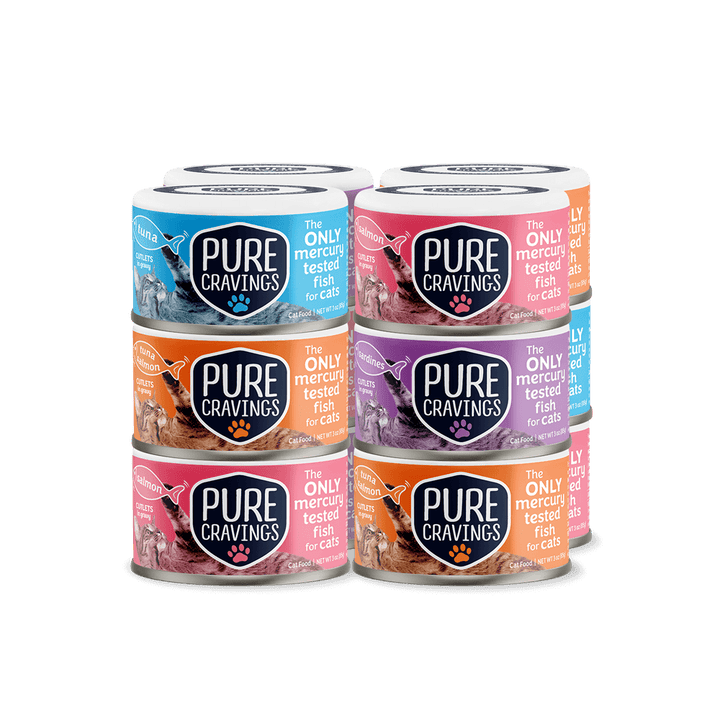 Pure Cravings Mercury Tested Wet Cat Food - Cutlets in Gravy 3oz