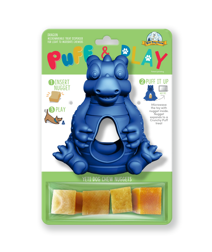 Yeti puff &amp; play hangry dragon: red *Final Sale*