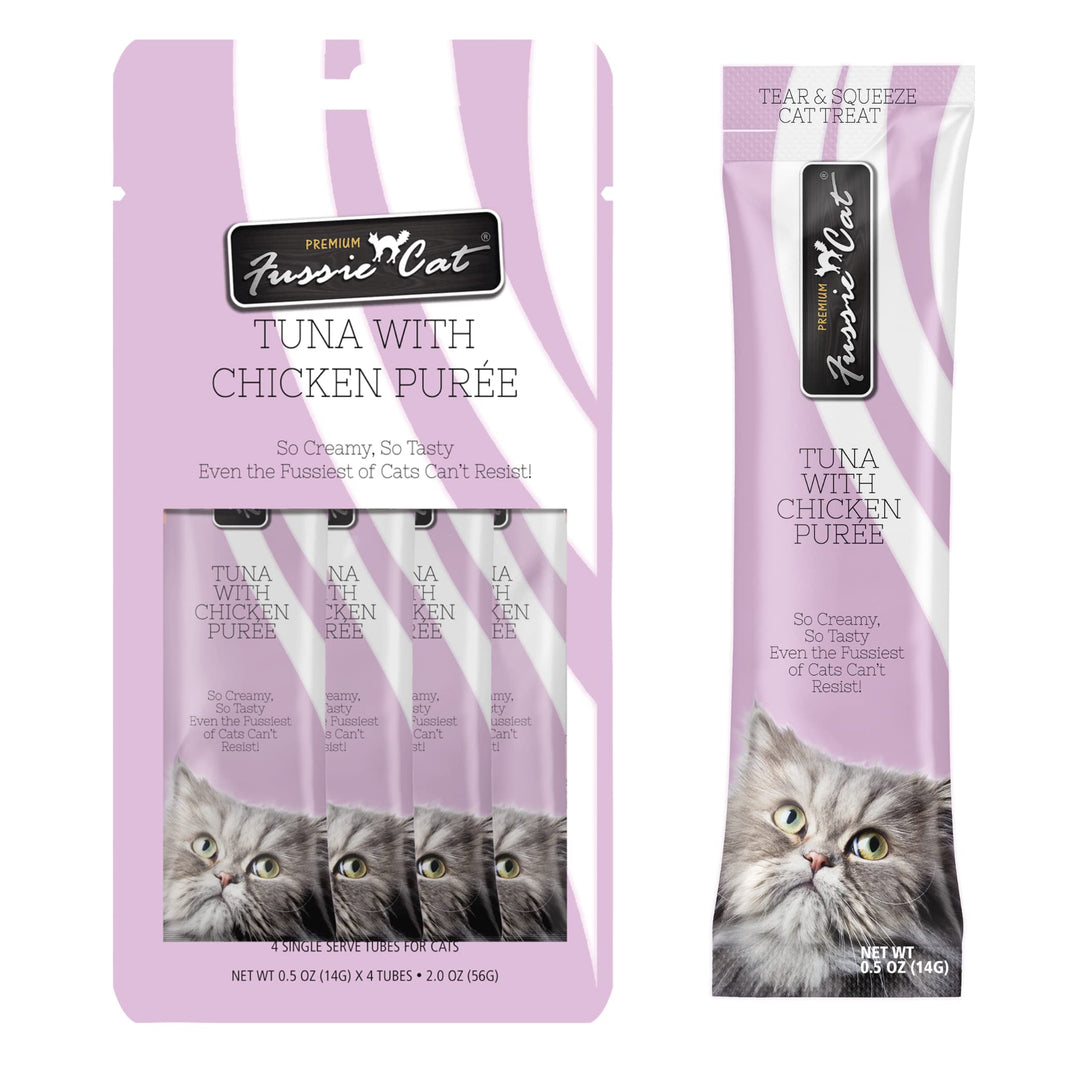 Fussie Cat - Tuna &amp; Chicken Variety Pack (Single tubes)