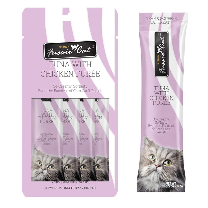 Fussie Cat - Tuna &amp; Chicken Variety Pack (Single tubes)