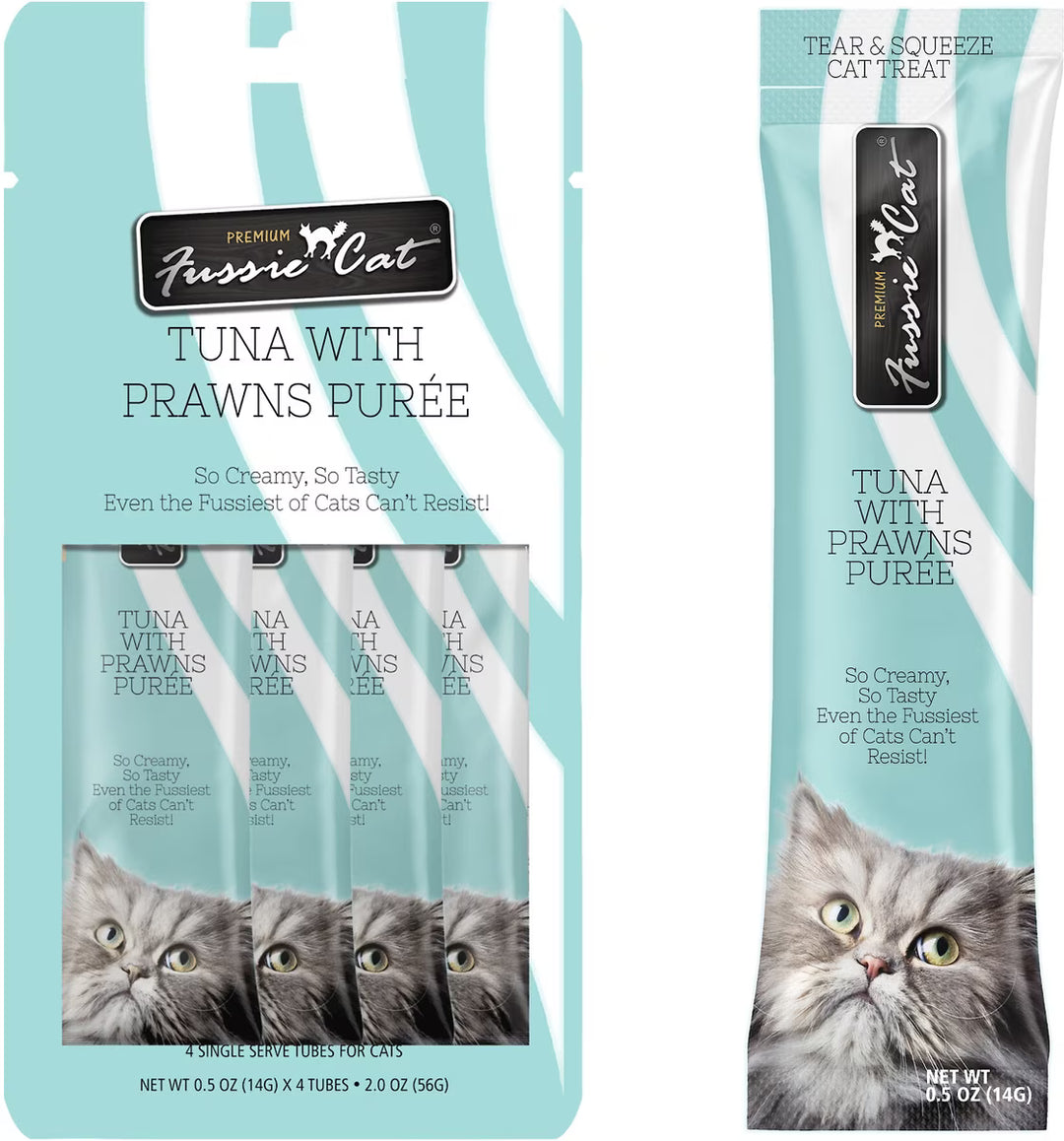 Fussie Cat - Tuna &amp; Chicken Variety Pack (Single tubes)