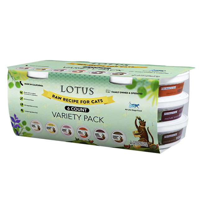 Lotus - Cat Raw Frozen Variety Pack 3.75oz