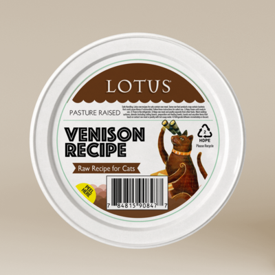 Lotus - PORK Raw Frozen Cat Food 3.75oz
