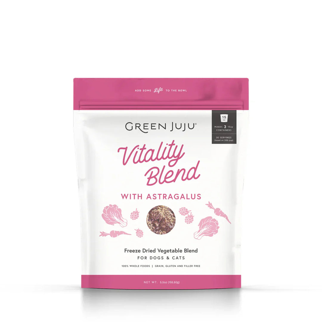 Green Juju Vitality Blend Freeze-Dried Superfood for Dogs &amp; Cats 1.75OZ