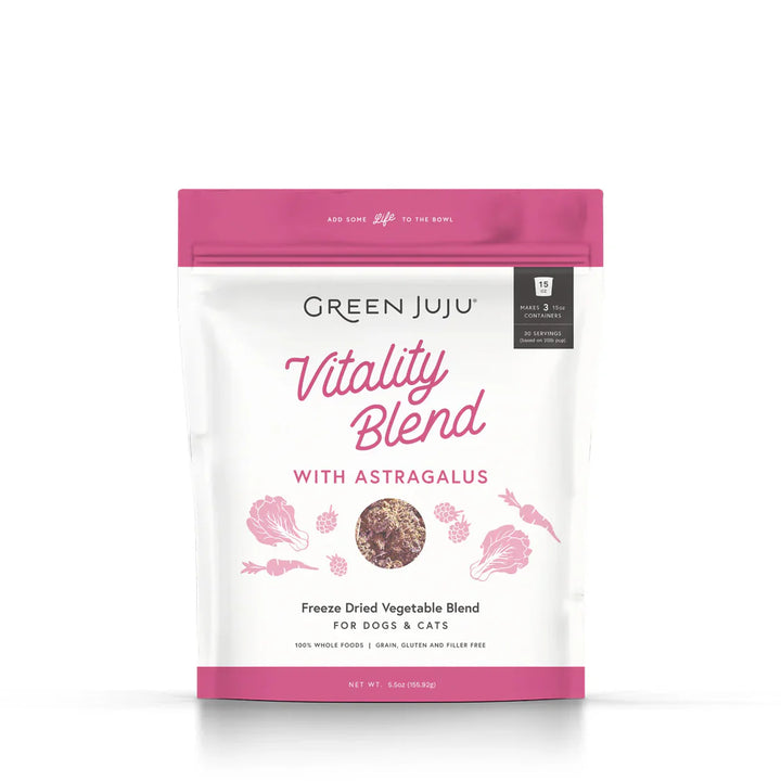 Green Juju Vitality Blend Freeze-Dried Superfood for Dogs &amp; Cats 1.75OZ