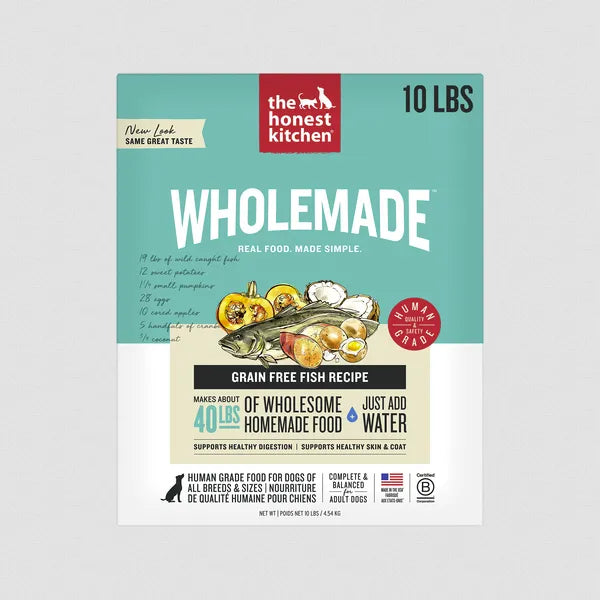 The Honest Kitchen - Wholemade GF Fish Dehydrated Food for Dogs 10lb *Special Order Only*