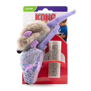 Kong Grey/Purple Mouse Catnip Toy