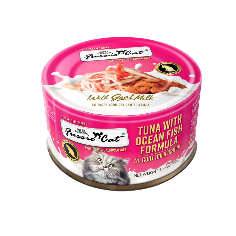 Fussie Cat in Goat Milk Gravy Can - Wet Cat Food with Digestive Support