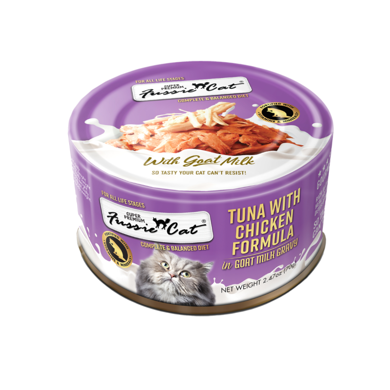 Fussie Cat in Goat Milk Gravy Can - Wet Cat Food with Digestive Support
