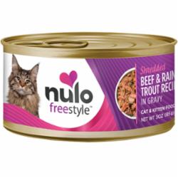 Nulo Freestyle Cat Shredded Grain Free Beef & Rainbow Trout 3oz