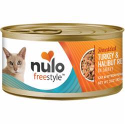 Nulo Freestyle Cat Shredded Grain Free Turkey & Halibut 3oz