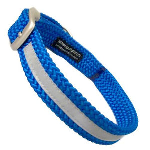 
                
                    Load image into Gallery viewer, Double Braid Collar - Blue Reflective
                
            