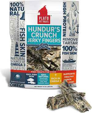 Plato Cod Skin Jerky Fingers