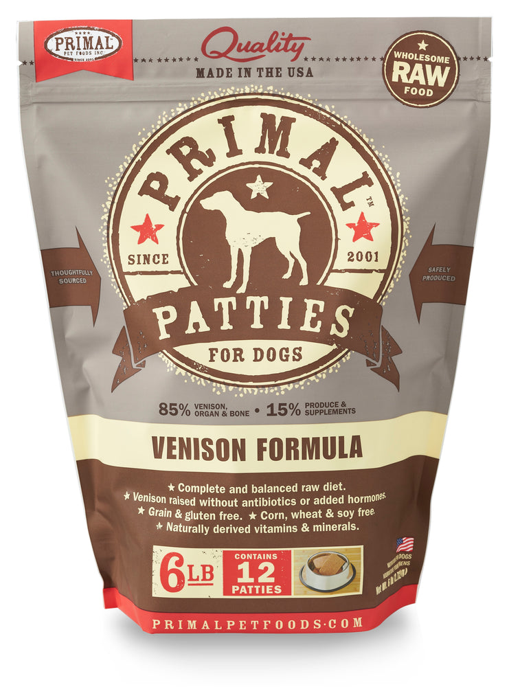 Primal Frozen Venison Patties
