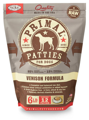 Primal Frozen Venison Patties