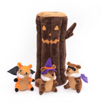 ZippyPaws Halloween Burrow Log