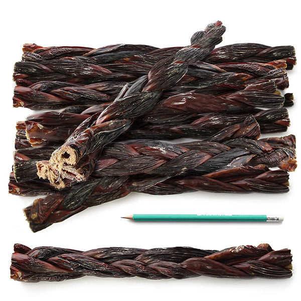 Braided Beef Jerky Esophagus 12"