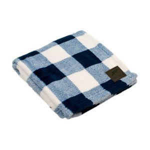Navy Hunter's Plaid Blanket