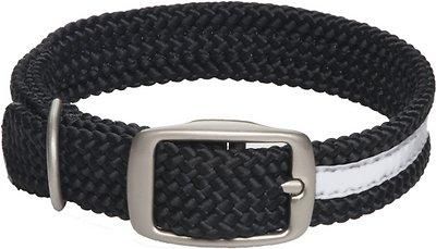 Double Braid Collar - Black Reflective