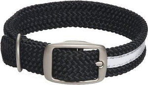 Double Braid Collar - Black Reflective