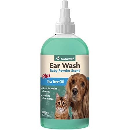 NaturVet Tea Tree Ear Wash 8oz