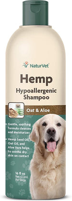 Hemp Hypoallergenic Dog Shampoo with Oat & Aloe
