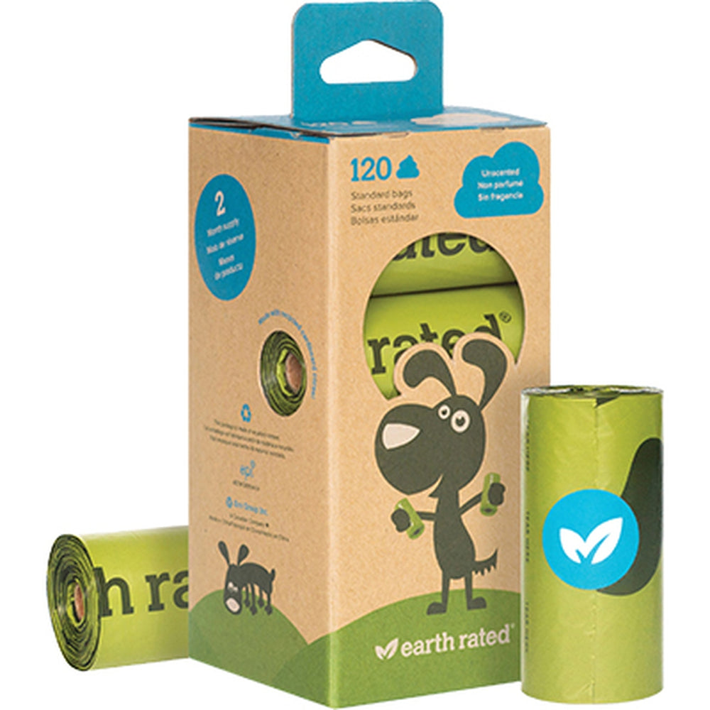 Earth Rated Dog Waste Bags 120 ct  8pk
