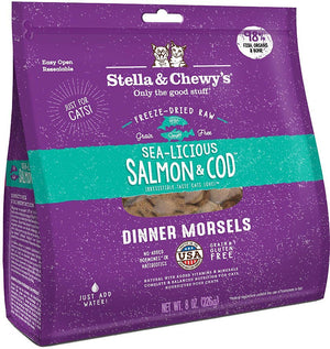 ST883 SC FD Sea-licious Salmon & Cod Dinner Cat Morsels 9oz